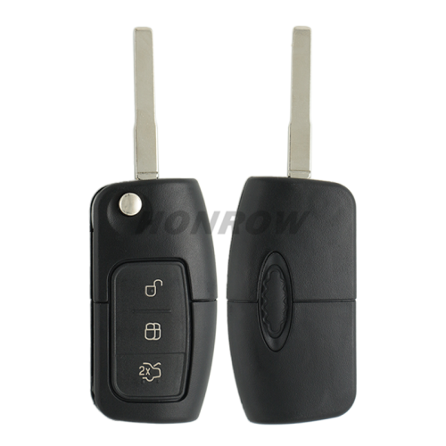 For Ford Focus remote key shell,The truck button with '2x'
