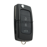 For Fo 3 button flip remote key blank