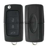 For Fo 3 button flip remote key blank