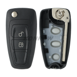 For Ford Focus 2 button flip remote key blank ( Black Color)