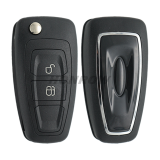For Ford Focus 2 button flip remote key blank ( Black Color)