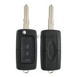 For Fo 3 button flip remote key blank