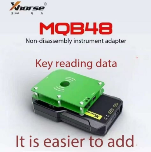 Pre-sale Xhorse MQB48 Non-disassembly instrument adapter Key reading data