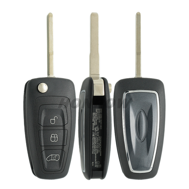 For Ford Transit /Custom remote key shell with HU101 key blade