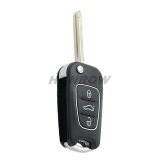 For Hyu 3button flip remote key blank with Toy40 Blade