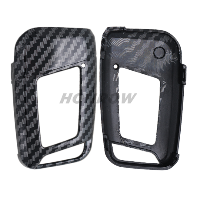 For VW  ABS Carbon Fiber Car Key Case Cover