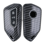 For VW  ABS Carbon Fiber Car Key Case Cover