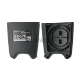 For Hyu  3 button flip remote key blank with Left Blade