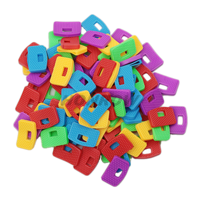 500pcs/Bag Colored Key Caps Covers Soft Rubber Key Identifiers Protector Organizer Labels Silencer Key Toppers Key Accessories