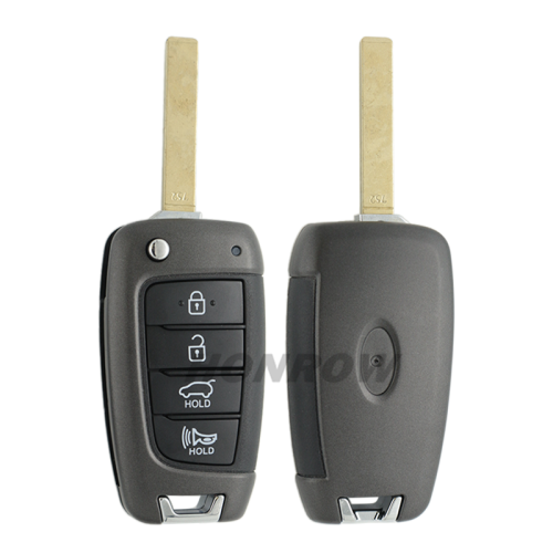 For Hyundai 4 button remote key blank （SUV）