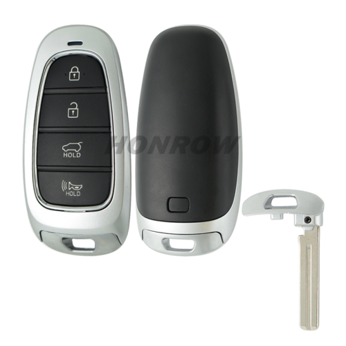 For Hyundai 4 button Smart Remote Key Shell