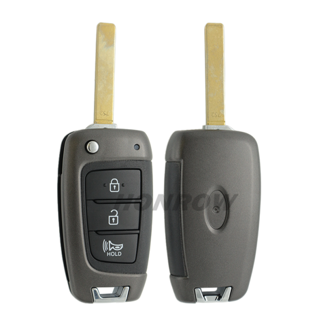 For Hyundai 3 button remote key blank