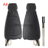 For Benz 3/4 button smart key shell