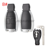 For Benz 2/2+1/3/3+1 button modified remote key blank