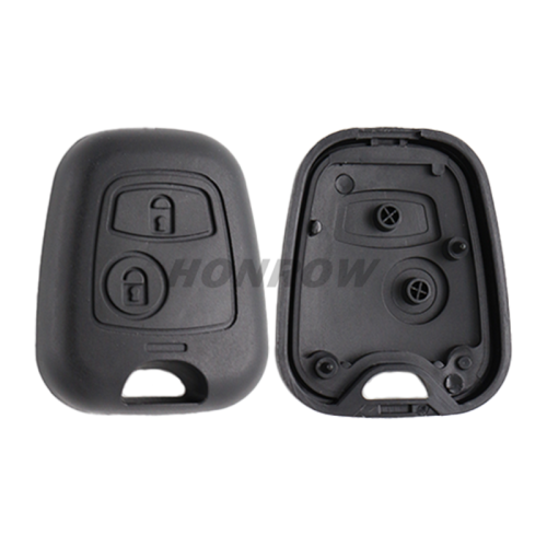 For Peugeot 2 button remote key blank