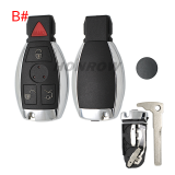 For Benz 3/3+1 button key Blank