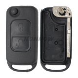 For Benz 2/2+1/3/3+1 Button Flip Remote Key Blank with 4 track blade,please choose the key type. (No Logo)