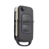 For Benz 2/2+1/3/3+1 Button Flip Remote Key Blank with 4 track blade,please choose the key type. (No Logo)