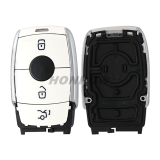 For Benz 3 Button Remote Car Key Shell Case Housing for Mercedes Benz E Class E200 E260 E300 E320 W213 2017 2018 2019 C200L E300L S320 GLC White/black color