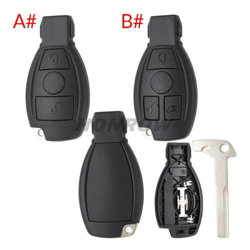 For Benz 2/3 button remote key blank