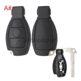 For Benz 2/3 button remote key blank
