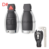 For Benz 2/2+1/3/3+1 button modified remote key blank