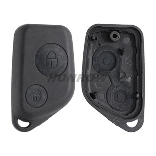 For Peu 2 button remote  key blank without Logo (With Battery Place)