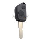 For Peu 2 button remote  key blank with 4 track blade  (Without Battery Place)