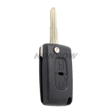 For Peugeot 2 button flip remote key shell (MIT11R)