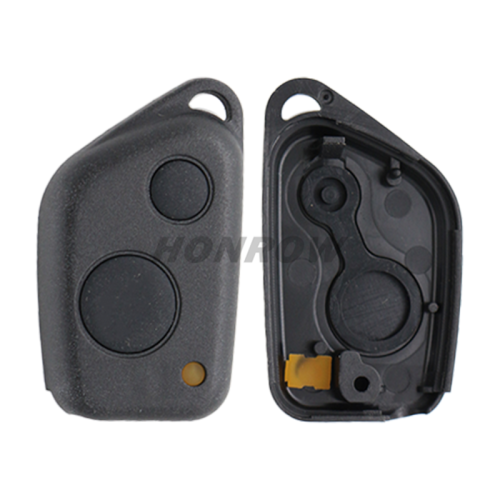 For Peu 2 button remote  key blank with 4 track blade  (Without Battery Place)