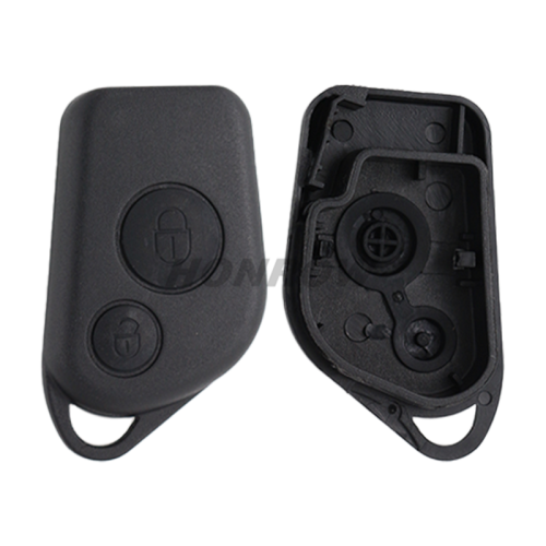 For Peugeot 2 button remote  key blank without Logo (With Battery Place)
