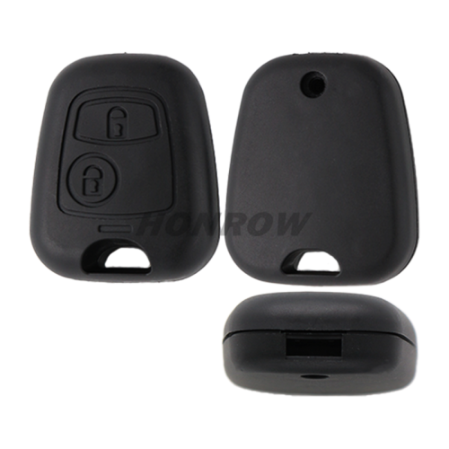 For Peu 2 button remote key case for NE73 206 key blade (without key blade)