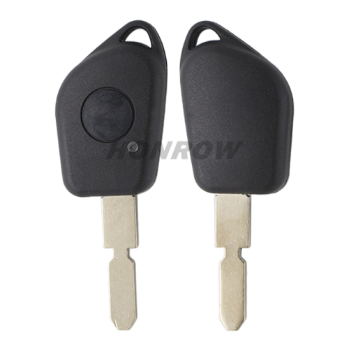 For Peu 1 button remote key blank with 406 blade without logo