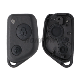 For Peugeot 2 button remote  key blank 206 blade (Without Battery Place)