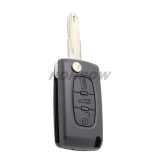 For Peugeot 3 button remote key blank with 206 blade  NE73 Blade -With battery place