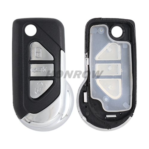 For Peu 3 button flip remote key blank with VA2 & 307 blade