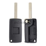 For Cit 407 blade 2 buttons flip remote key shell ( HU83 Blade - 2Button - No battery place )