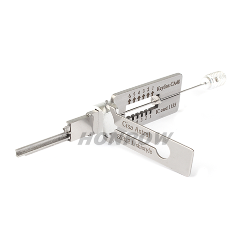 Lishi Tool Cisa Astral SS332 lock pick lishi style lock pick and decoder locksmith tool Residential 2 in 1 tool