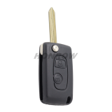 For Cit 2 button modified flip remote key blank with SX9 Blade
