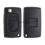 For Cit 2 button modified flip remote key blank with VA2 Blade