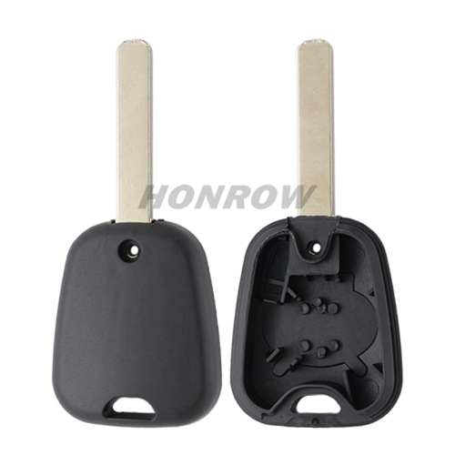 For Peu 2 button remote key blank with 307 key blade