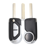 For high quality Citroen 2 button Remote Flip Car Key Shell with VA2T blade