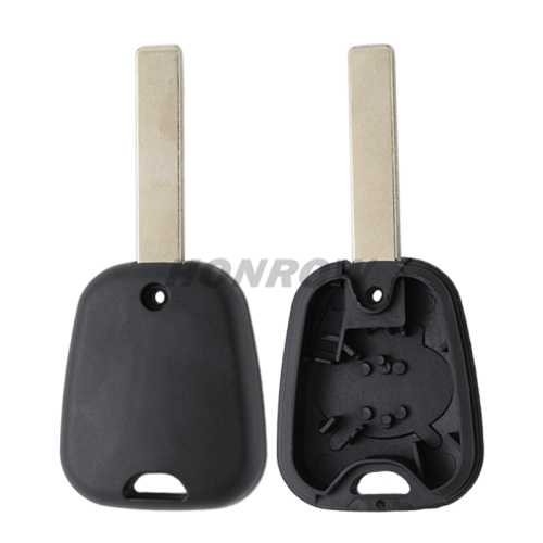 For Peu 2 button remote key blank with 407 key blade