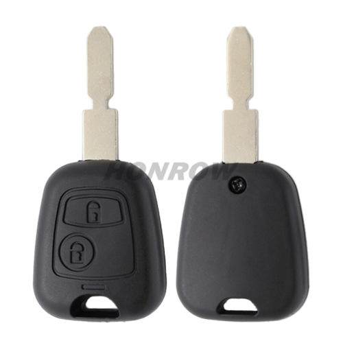 For Peu 2 button remote key blank with 406 key blade