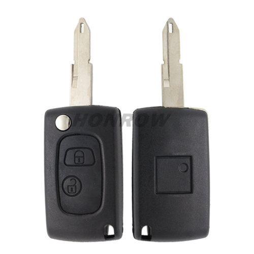 For Cit 2 button flip remote key blank with SX9 key blade