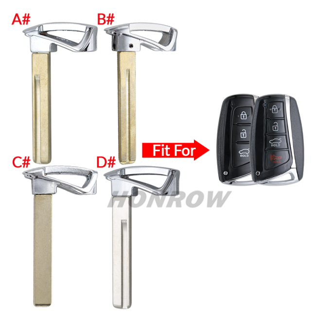For Hyundai emergency key blade