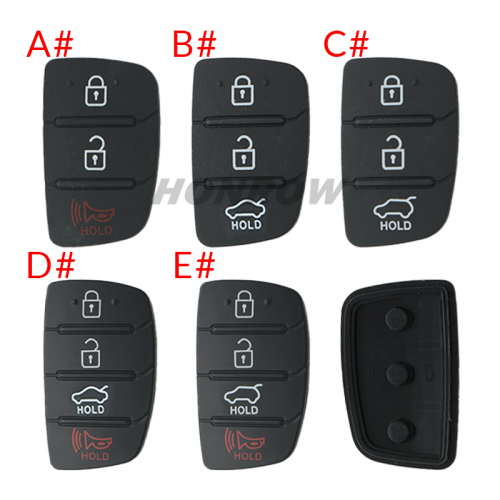 For Hyundai 2+1/3/3+1 key pad