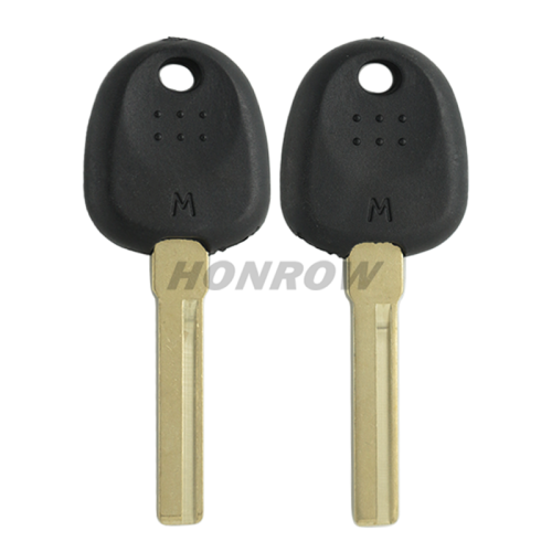 For Hyundai transponder key blank With Left Blade