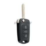 For Hyundai 3 button remote key blank with HY14R right  blade