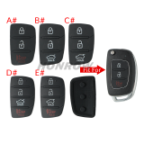 For Hyundai 2+1/3/3+1 key pad
